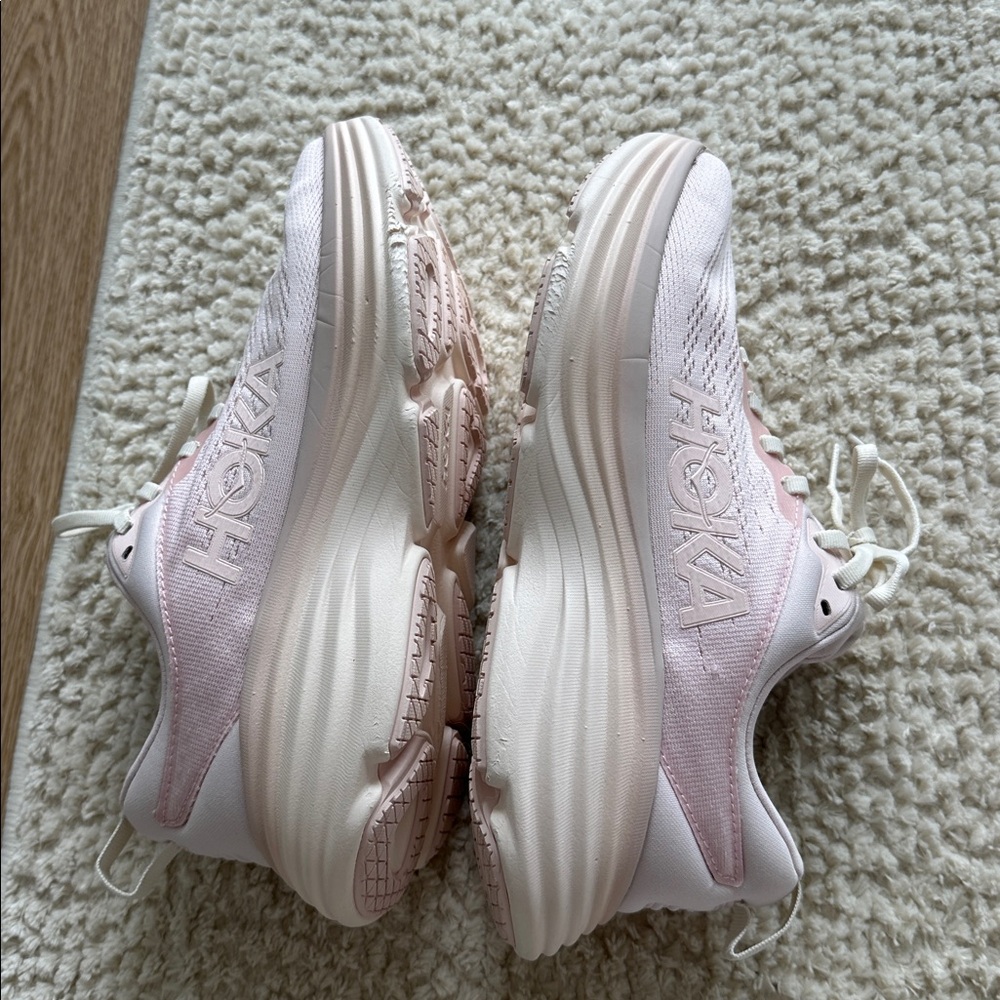 Hoka Light Pink Athletic Sneakers - Picture 3 of 7